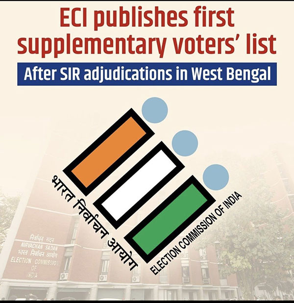 EC Drops First SIR Supplementary Voters' List Late Night